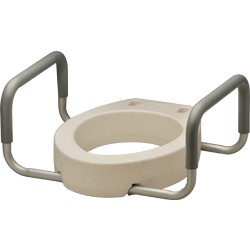 Nova Elongated Toilet Seat Riser with Arms