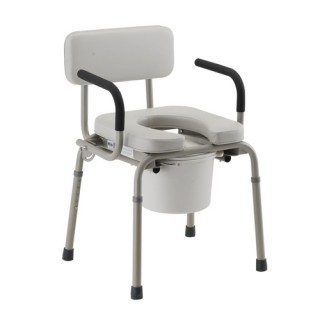 Nova Padded Drop-Arm Commode