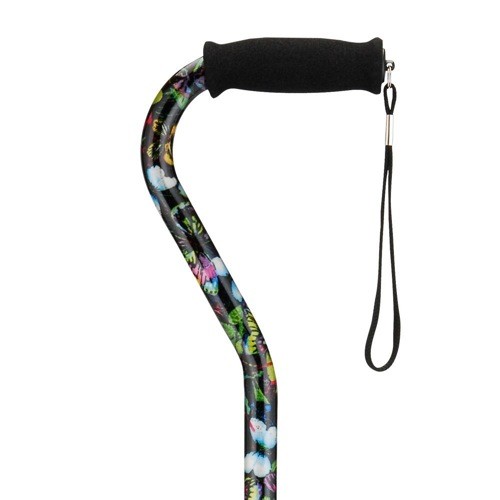 Nova Cane Offset with Strap - 2 Colors