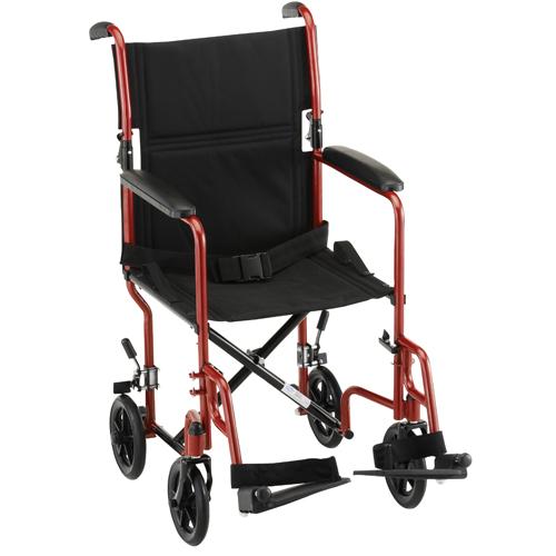 Nova 19" Steel Transport Chair