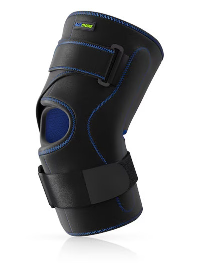 Actimove Knee Brace Wrap Around, Polycentric Hinges, Condyle Pads Medium Black - Image 3