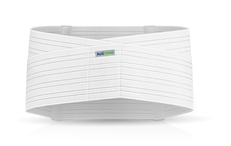 Actimove Lumbar Sacral Support 8 In White Small - Image 2