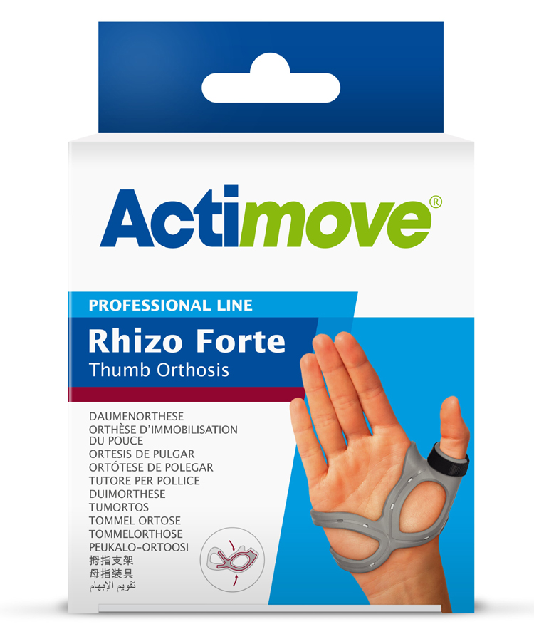 Actimove Rhizo Forte Thumb Left Medium Grey