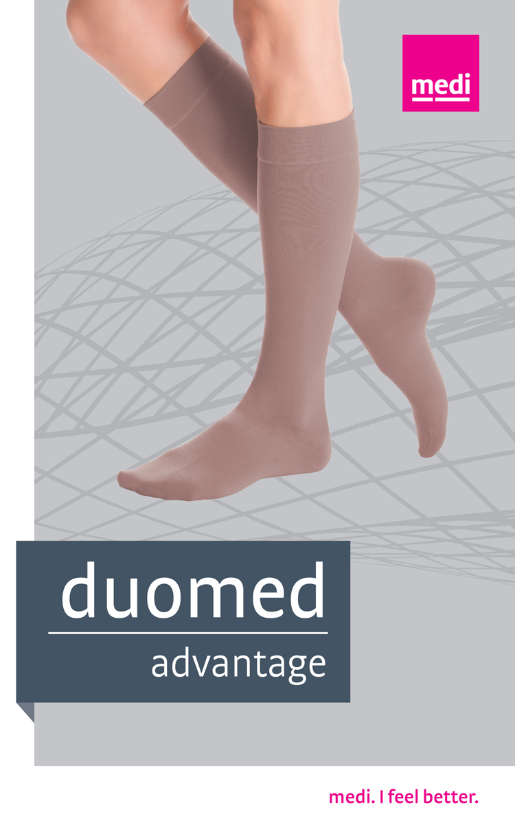Medi Duomed Advantage Thigh 20-30mmHg – Small Black