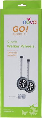 Nova Walker Wheels For 4070/4090 Series Walkers - 5 Inch