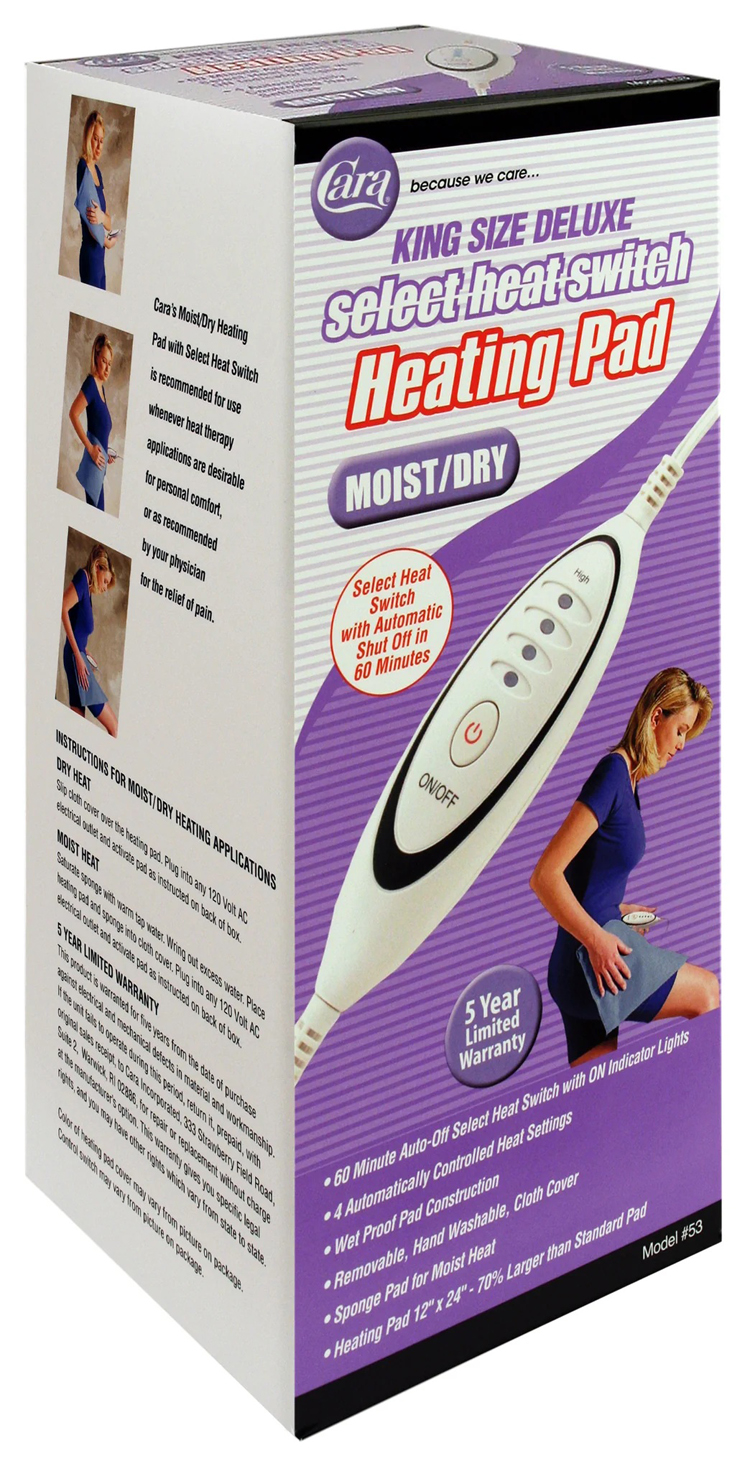 Cara Heating Pad King Size Deluxe 12X24