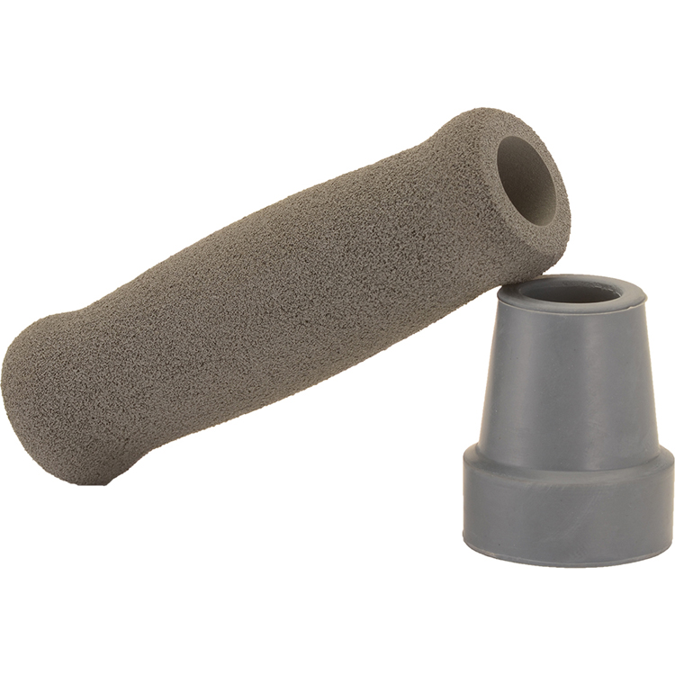 Nova Tip and Grip Replacement Kit for Canes - Gray