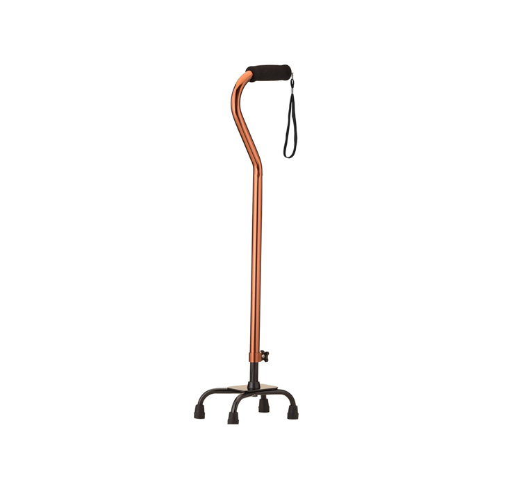 Nova Quad Cane With Small Base - Bronze