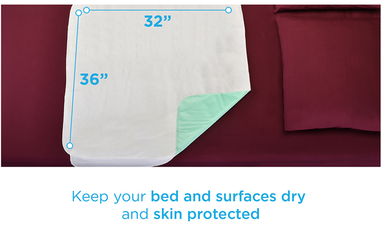 Nova Reusable Underpad With Tuck In Flaps - 32X36 - Image 5